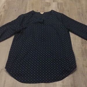 J. CREW PATTERNED TOP